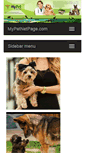 Mobile Screenshot of mypetnetpage.com